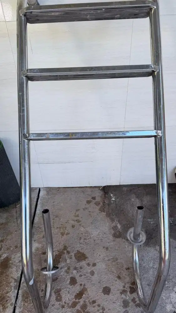 DIJUAL TANGGA KOLAM RENANG 3 STEP STAINLESS STEEL 316