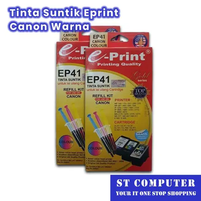Tinta Suntik Eprint Canon Warna