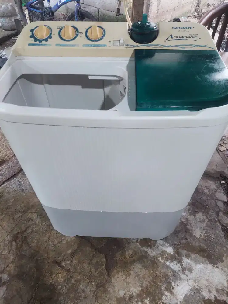 Mesin cuci Sharp kapasitas 6/7kg Normal semua tinggal langsung pakai