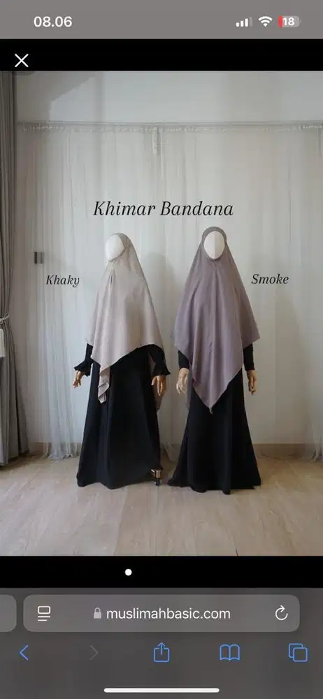 MUSLIMAH BASIC KHIMAR BANDANA