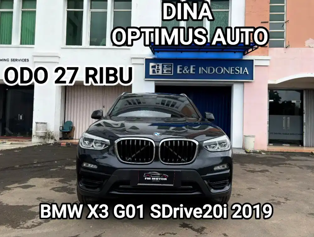 BMW X3 Sdrive20i 2019 AT 2.0, Pajak Panjang,Low Odo