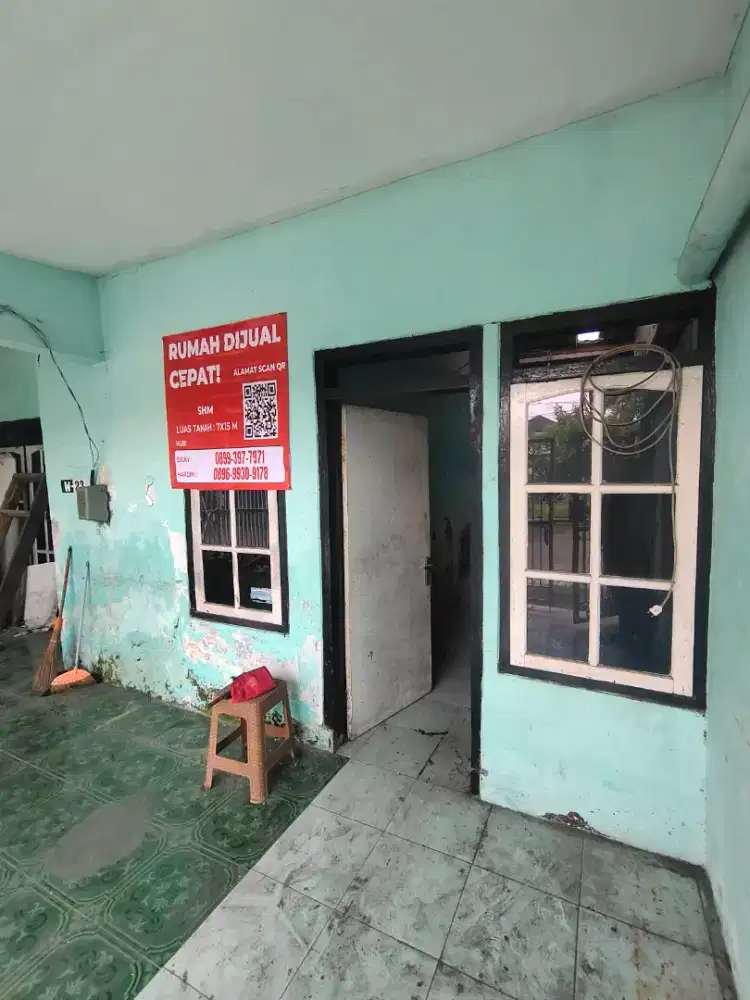Rumah Dijual Cepat 7x15m BU