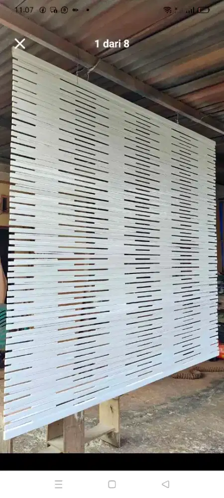 tirai bambu, tirai kayu motif