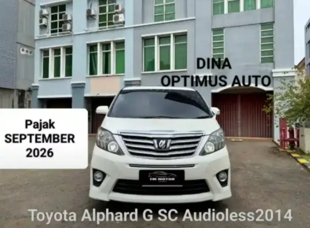 Toyota Alphard SC Audioless 2014 AT,Pajak Panjang