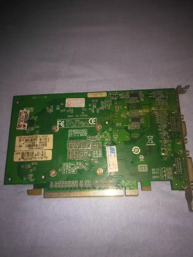 Vga gt220 ram 1gb ddr3 128bit