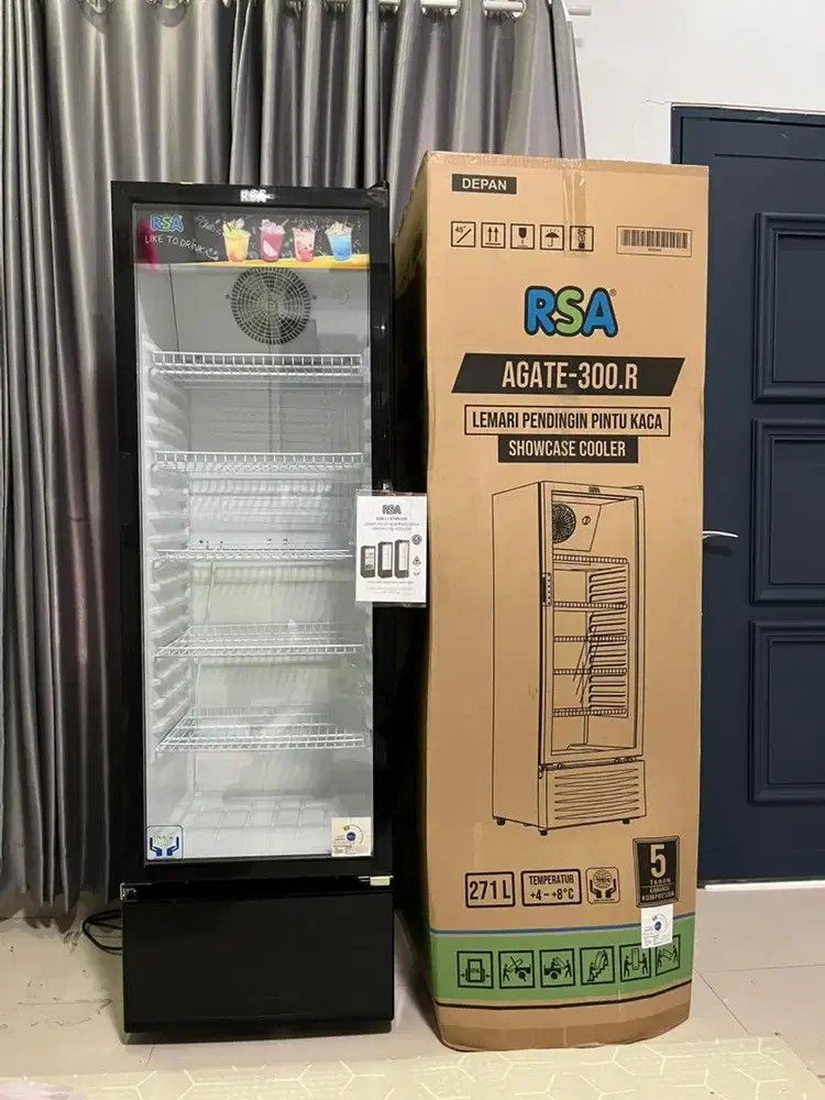 LIKENEW Kulkas Showcase RSA agate 300R 281 Liter