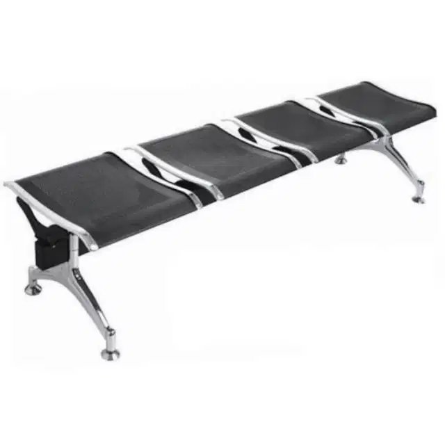 PROMO KURSI TUNGGU BESI 4 SEAT TANPA SANDARAN SALE GRATIS ANTAR