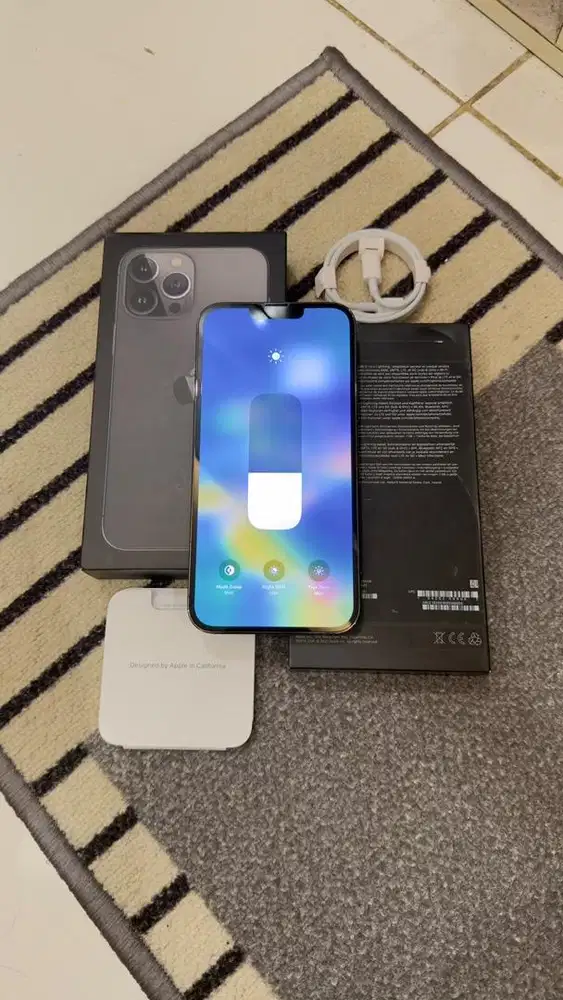 Iphone 13 Promax 256GB Graphite Terdaftar Mulus Lengkap