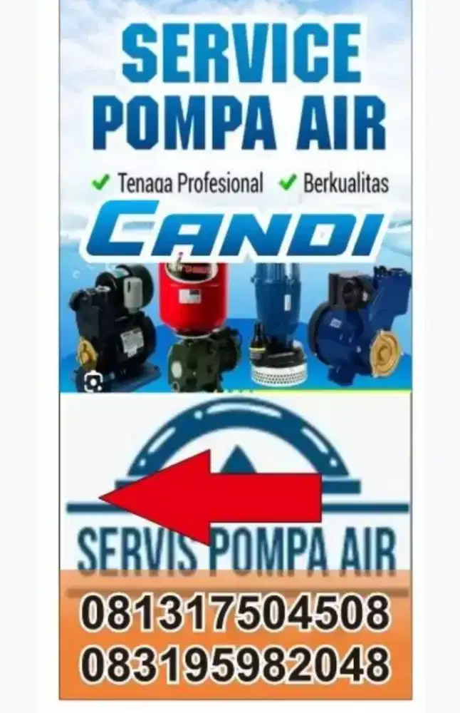 Service/pasang pompa air