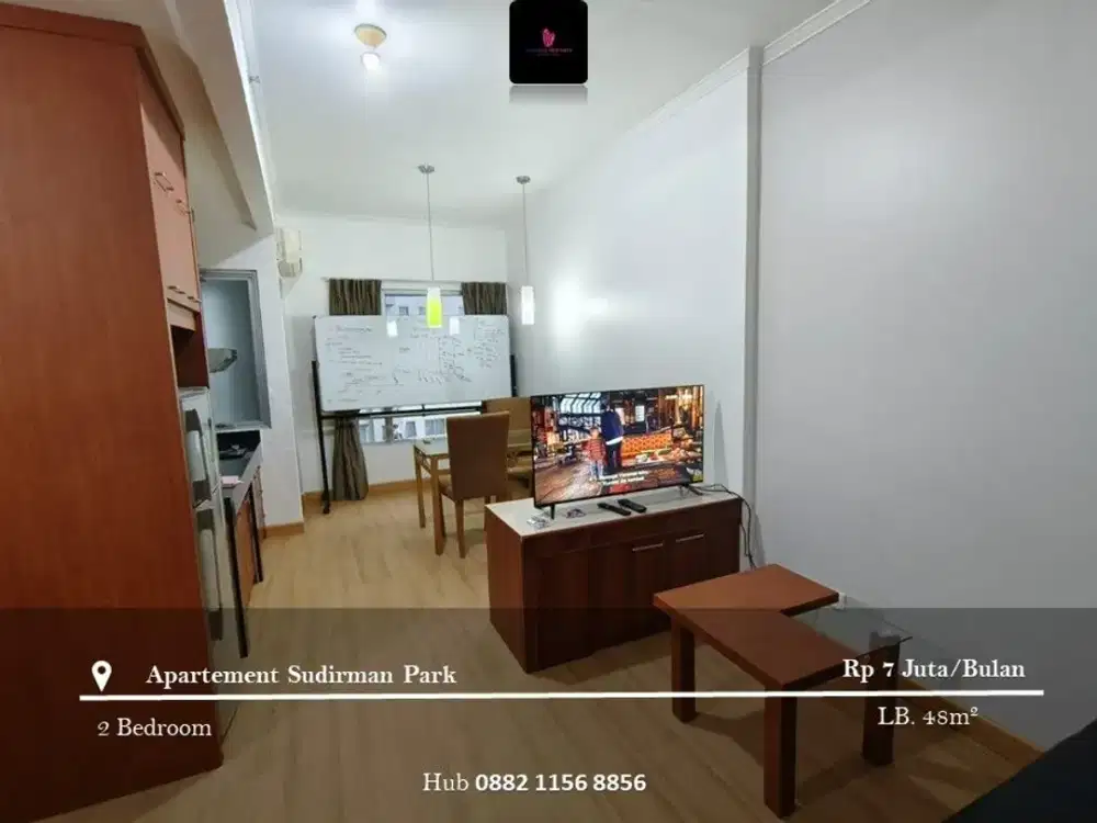 Disewakan Apartement Sudirman Park Low Floor 2BR Furnished