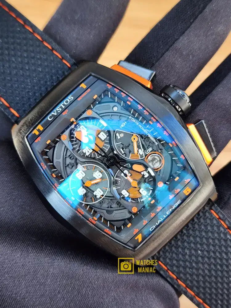 Jam Tangan Luxury Limited Original Cvstos Challenge Chrono Auto Fulset