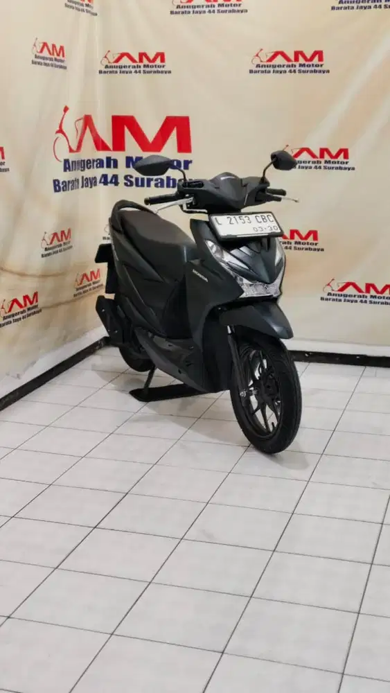 Km 2 Ribu Honda beat deluxe keyless Tahun 2025 Hitam doff