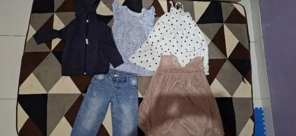 Take all baju dan jeans anak 3-5 tahun