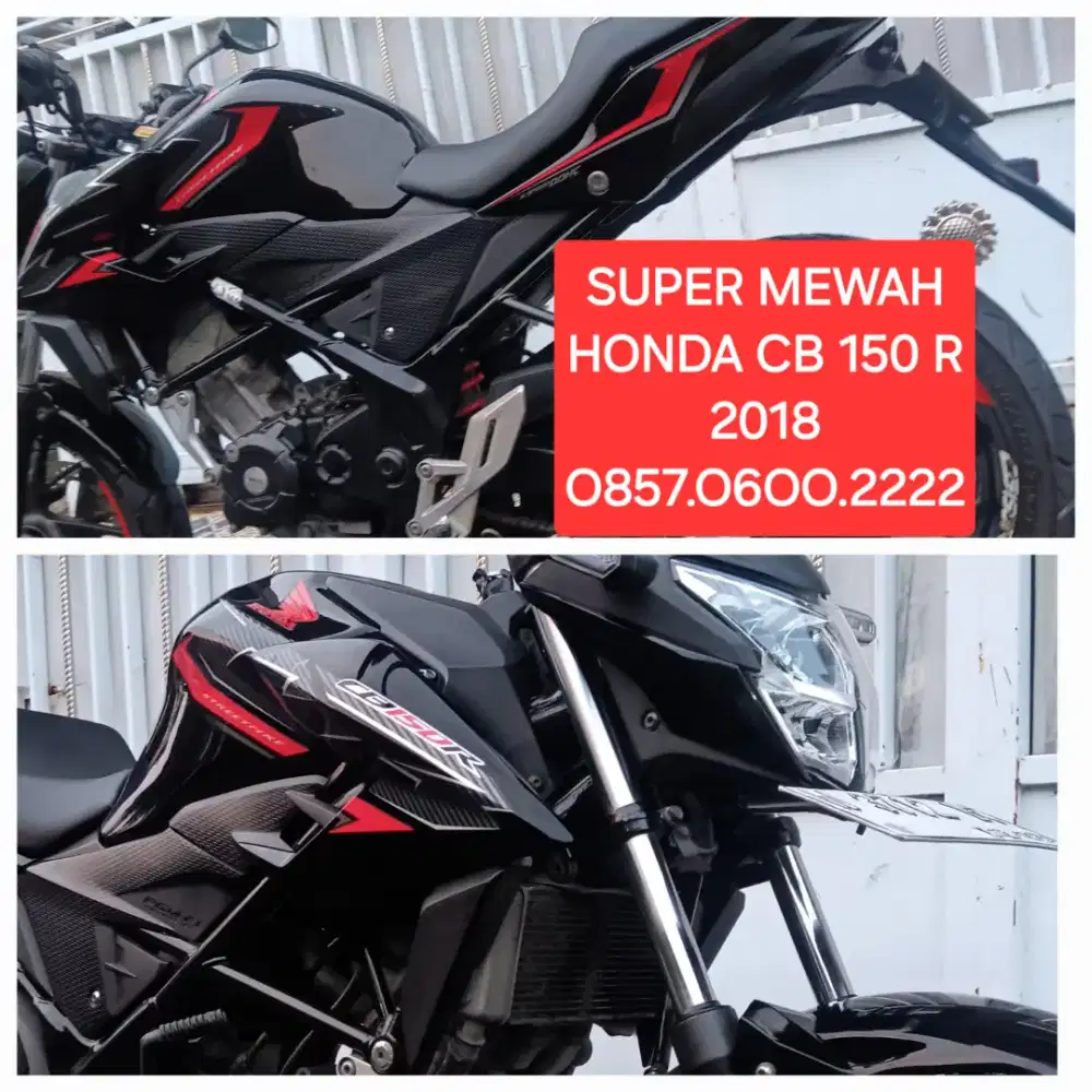 Super istimewah HONDA CB 150 R 2018.bonus pajak baru