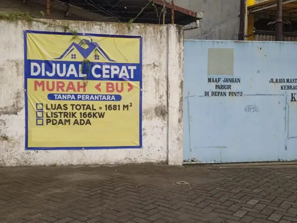 gudang dijual raya mastrip surabaya