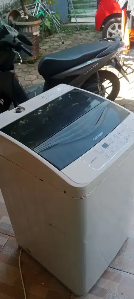 Jual mesin cuci SHARP kondisiii normal semua