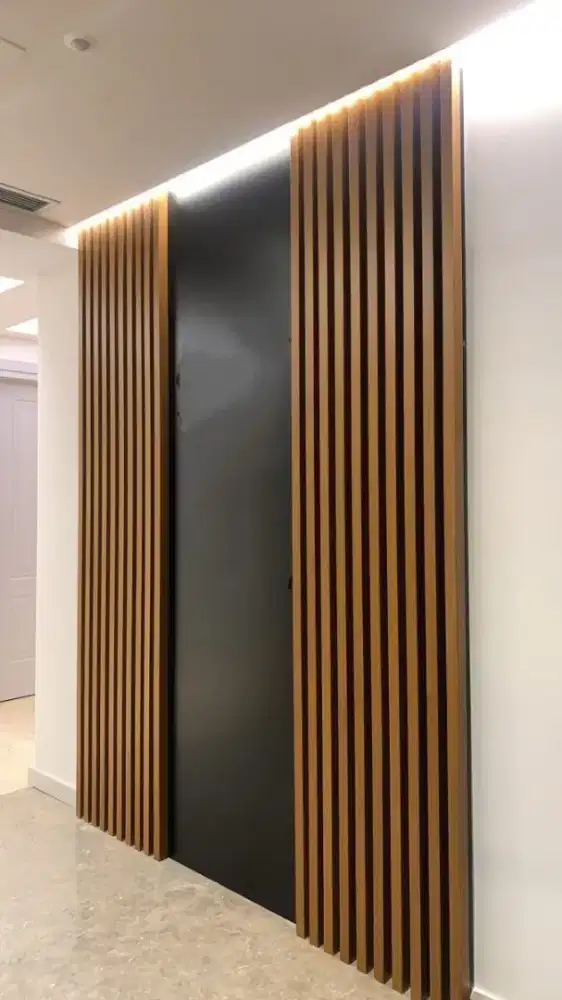 Wall Panel WPC Dekorasi Dinding Custom Termurah Lampung