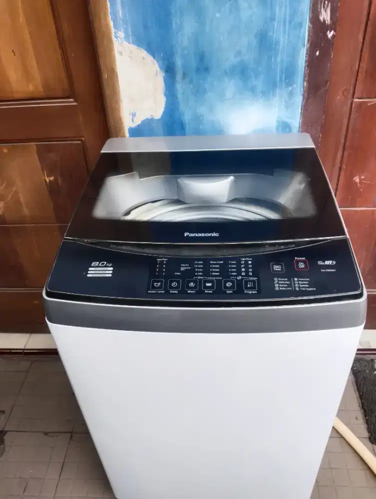 Panasonic 8kg siap pakai garansi servis 3 bln gratis ongkir