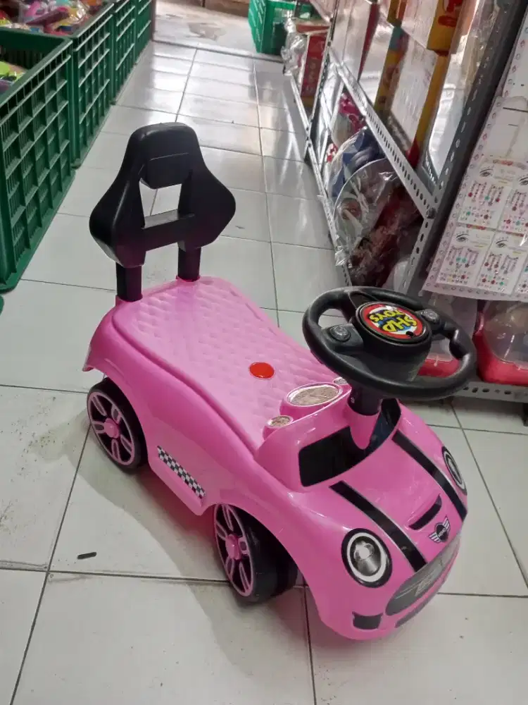 Mainan Anak Mobil Naik Mini Cooper musik