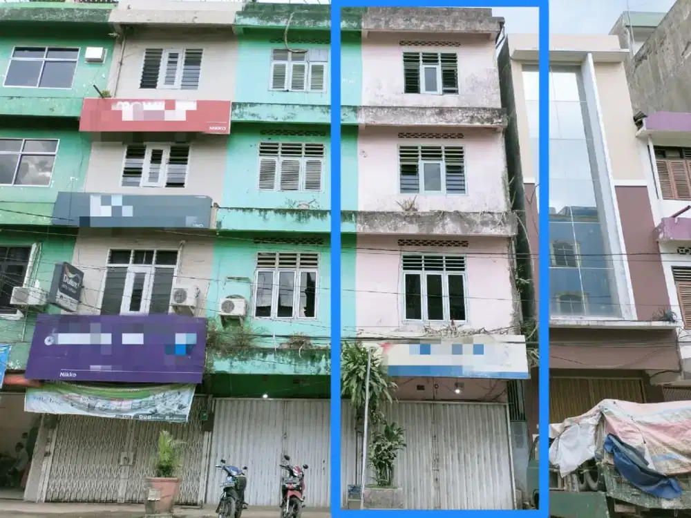 Ruko Dijual 4 Lantai di Pusat Bisnis 16 Ilir Palembang