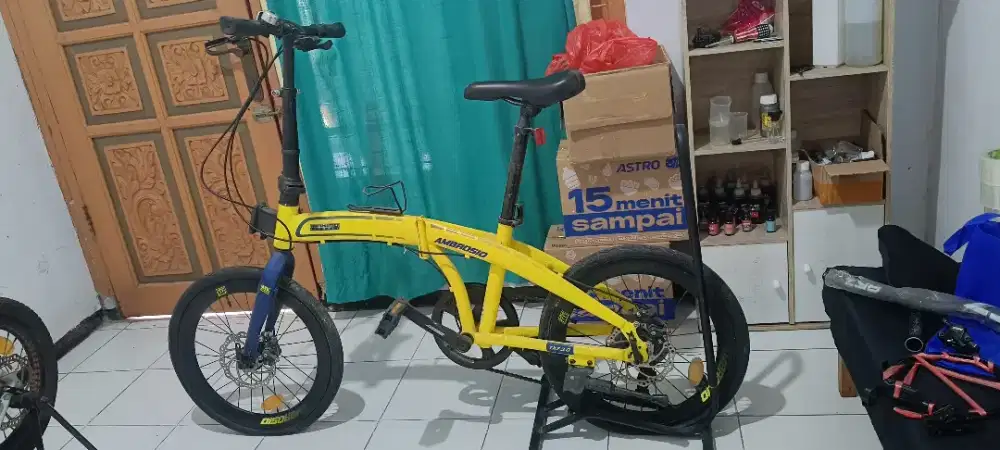 Sepeda lipat Maximo Ambrosio ring 20 GRESS