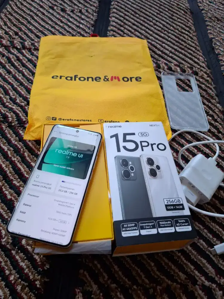 Realme 15 pro 5G ram 12+12/256 fullset original