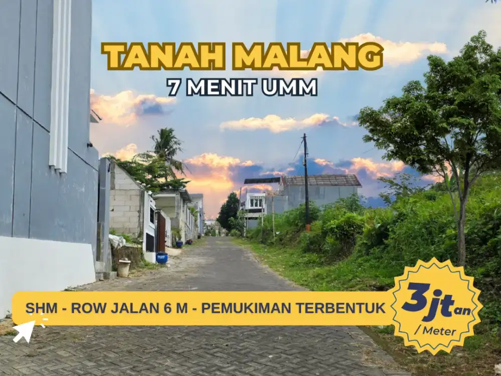Dijual Tanah Murah Strategis Kota Malang Cocok Untuk Hunian