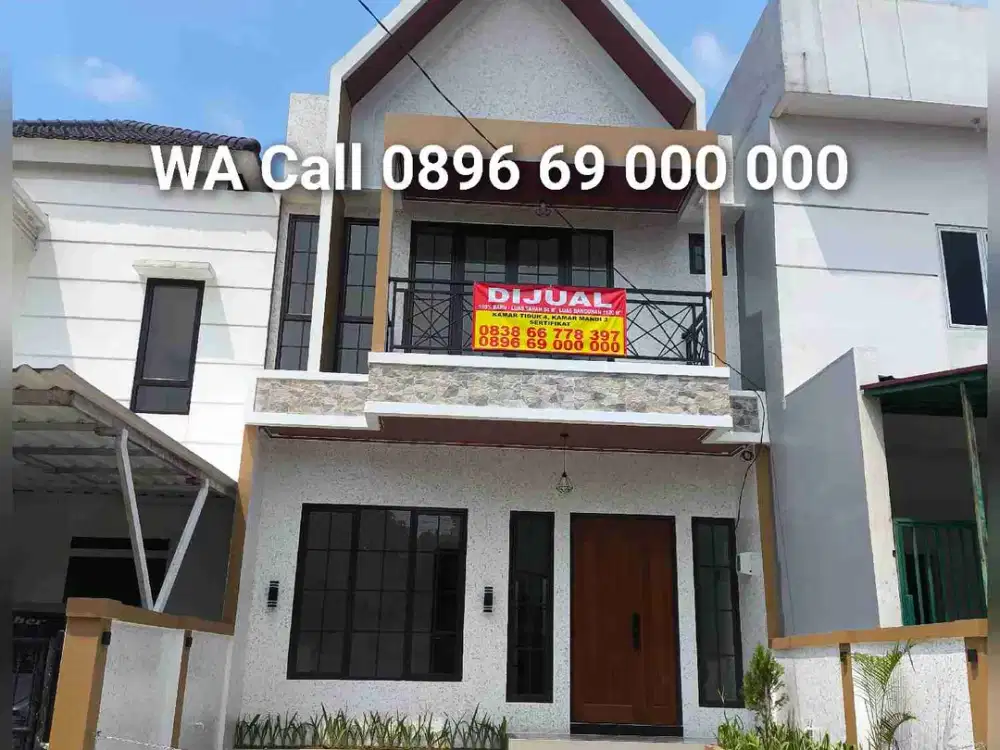 Sentul City - Rumah 2 Lantai 100% New - Griya Alam Sentul - Bogor - Pemandangan Gunung