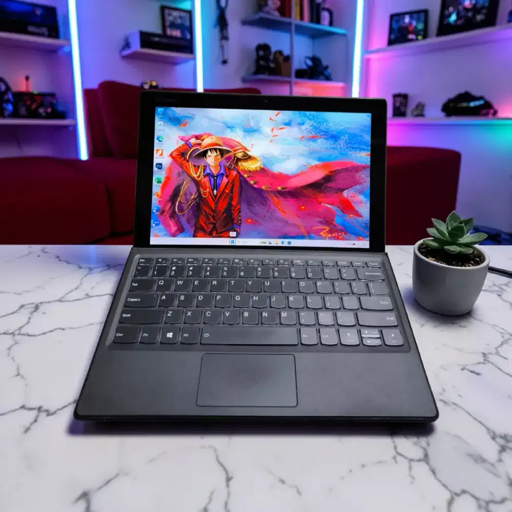 Laptop Slim TOUCHSCREEN Lenovo Miix 520 Ram 8Gb/Ssd 256Gb Lengkap BOX