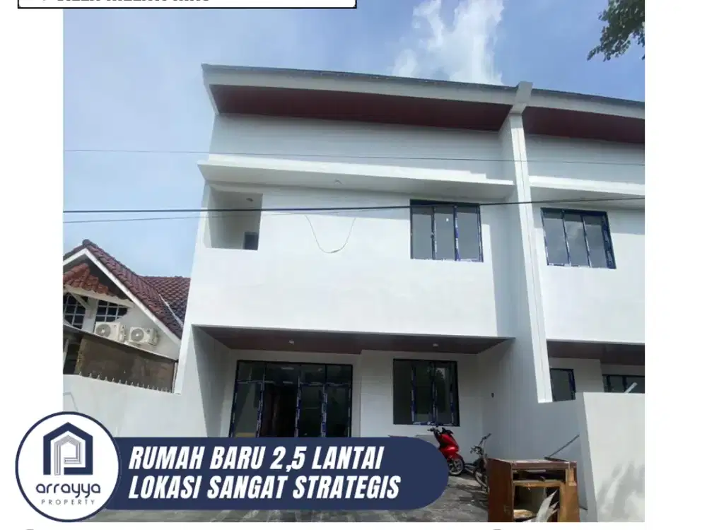 DIJUAL RUMAH BARU 2,5 LANTAI LOKASI SANGAT STRATEGIS DI VILLA MELATI MAS (EN681)
