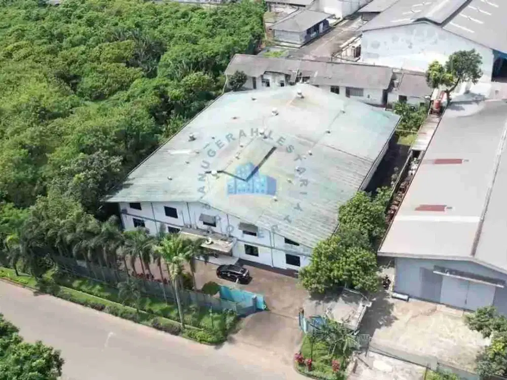 Jual pabrik di kawasan industri cikupa mas Tangerang Banten