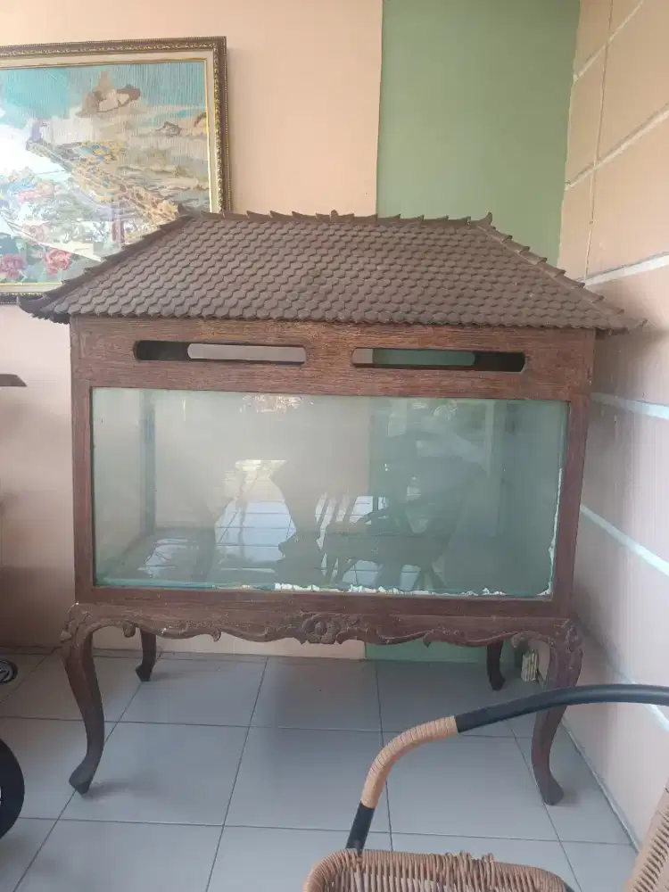 Aquarium Kayu Ukuran 1,5 meter