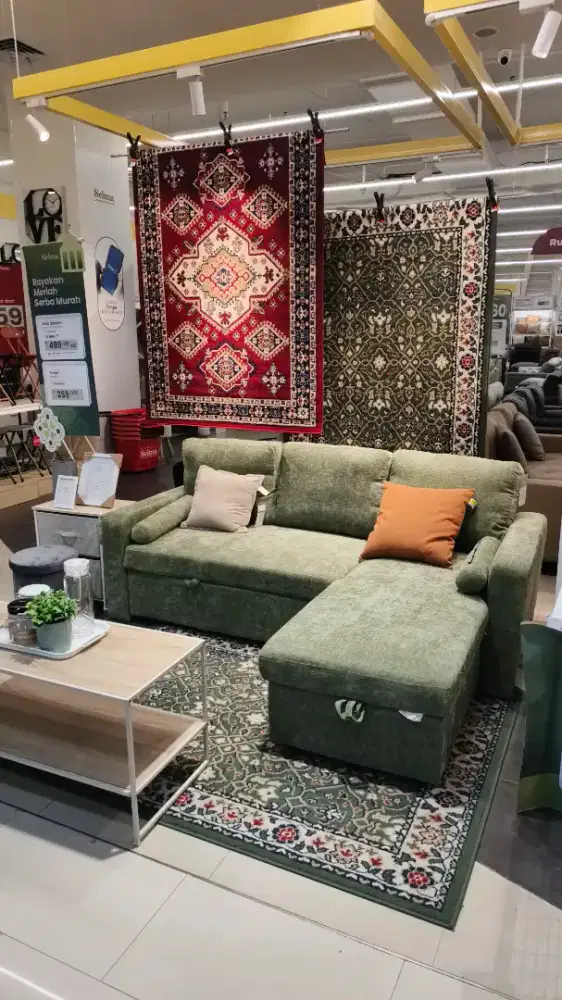 Sofa sleeper L minimalist