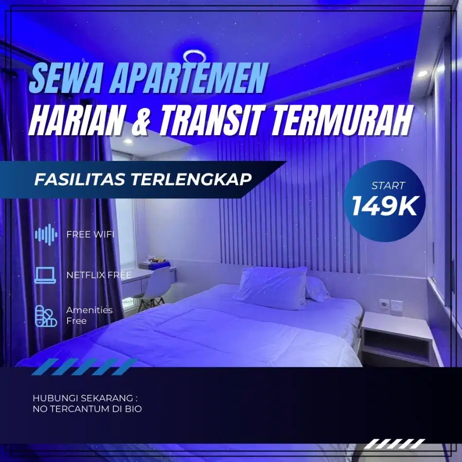 Sewa apartemen Harian/Transit EMERALD BINTARO Tangerang Selatan Murah