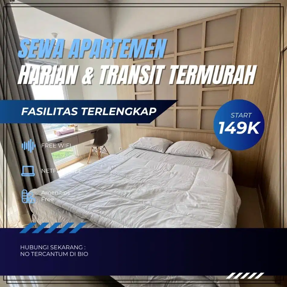Sewa apartemen Bintaro Icon Harian/Transit Termurah Tangerang selatan
