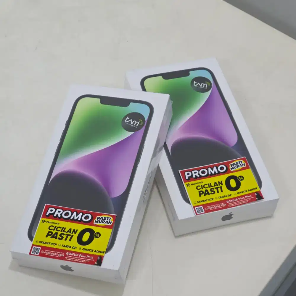 iPhone 14 128 kondisi segel bergaransi resmi iBox
