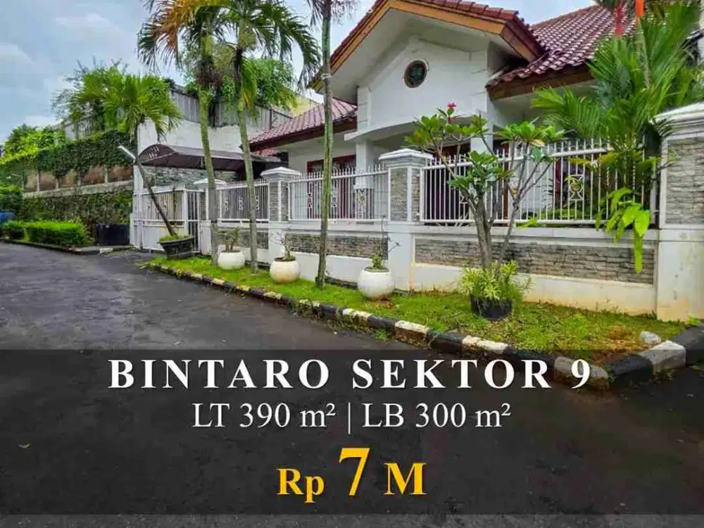Rumah Siap Huni Dalam Cluster Bintaro Sektor IX