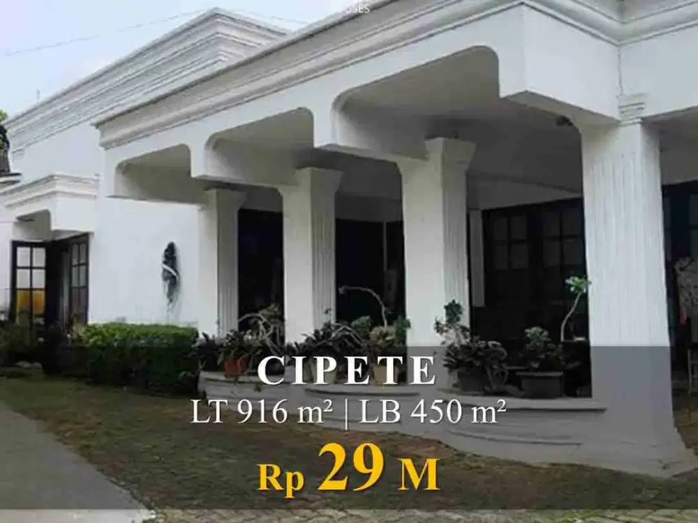 Cipete Rumah Siap Huni Halaman Luas