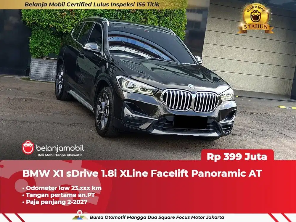 [ LOW KM 23RB ] BMW X1 X 1 sDrive 1.8i XLine Facelift AT 2020/2021