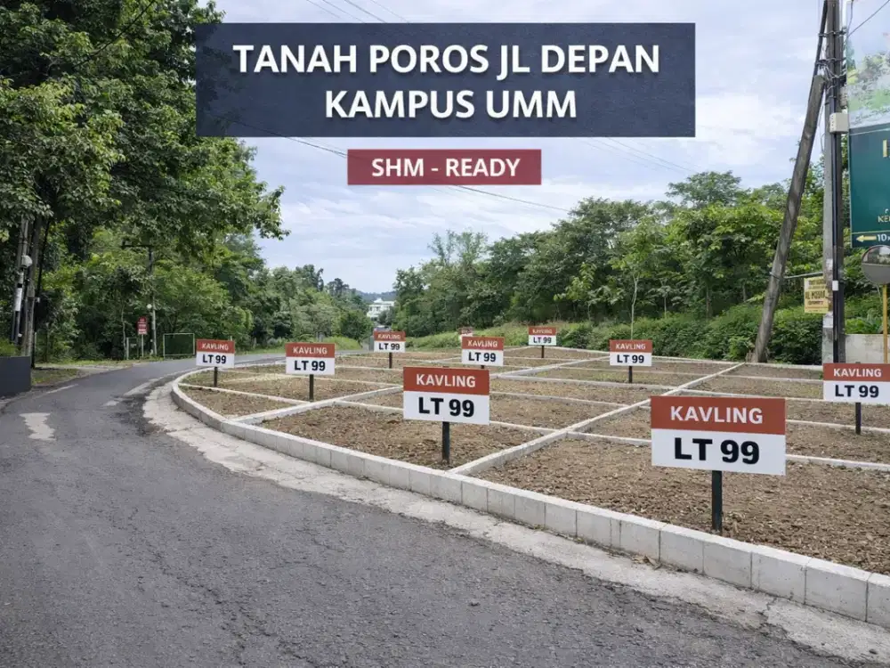 DIJUAL TANAH SIAP BANGUN DI LANDUNGSARI – MALANG
