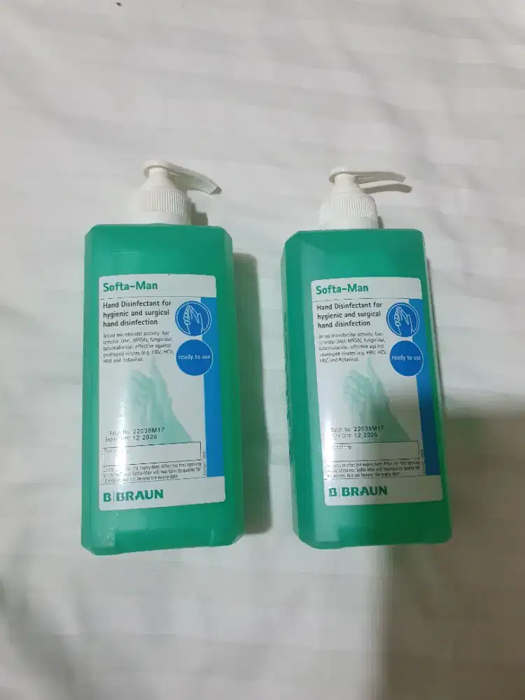 Softa-Man isi 500mili B Braun Original Exp 12 - 2026 Hand Sanitizer