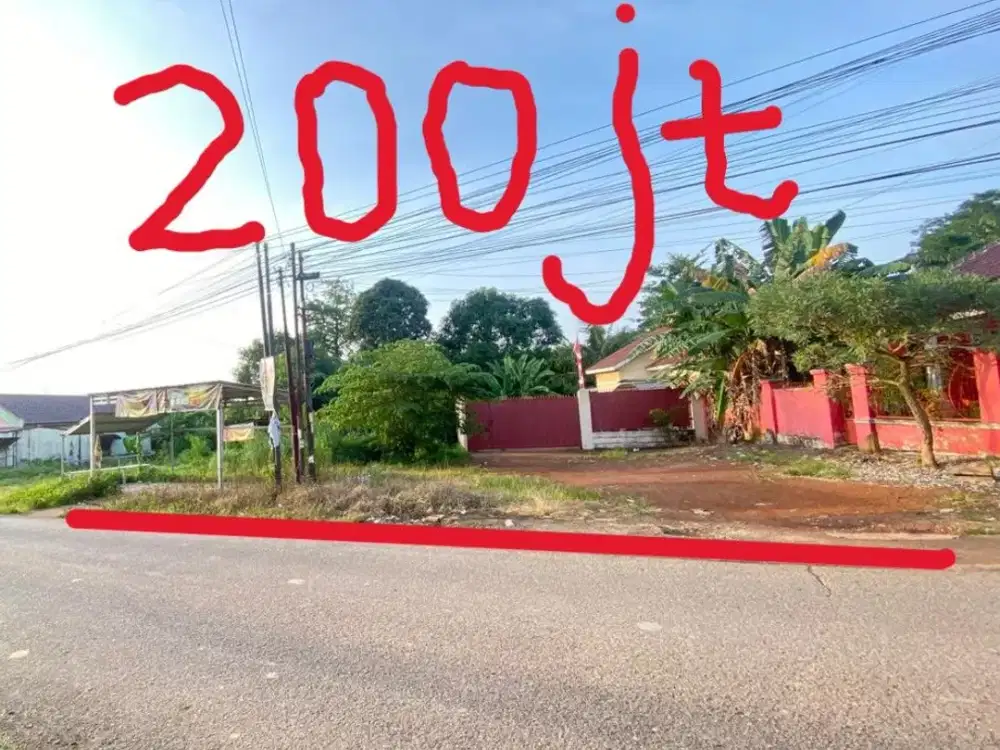 Tanah cocok bangun Ruko Area Pakjo