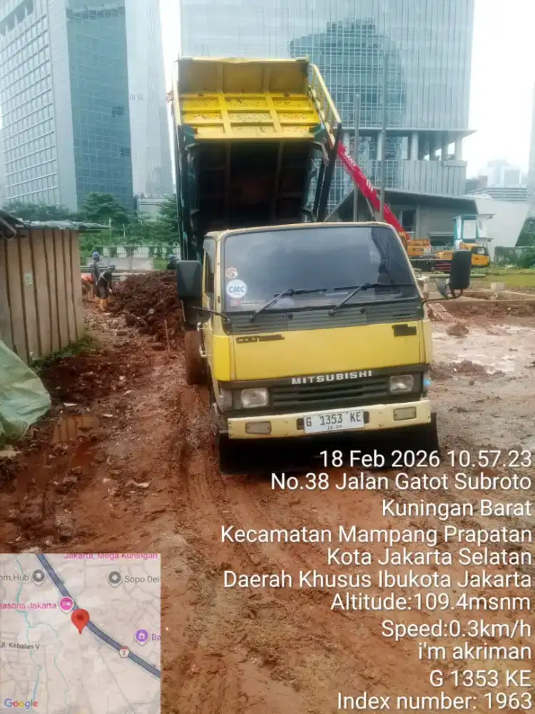 Urugan tanah merah sedia pengurugan puing murni tanah campur