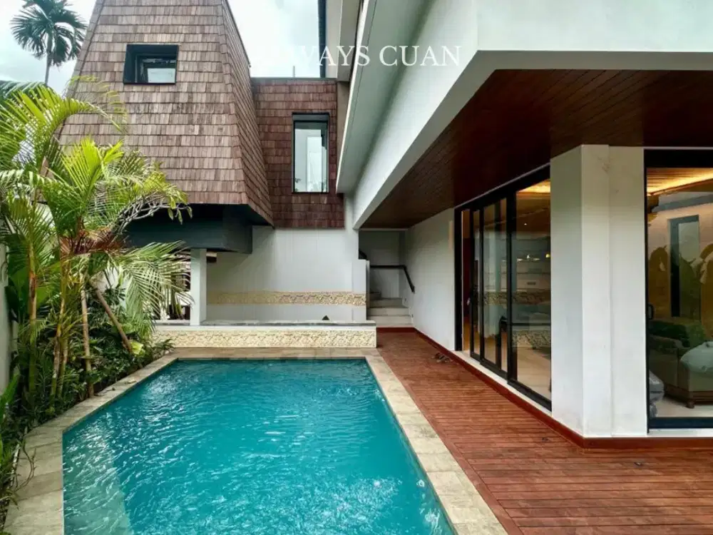 Villa Modern dengan 4 Kamar Tidur Dijual Lokasi Canggu