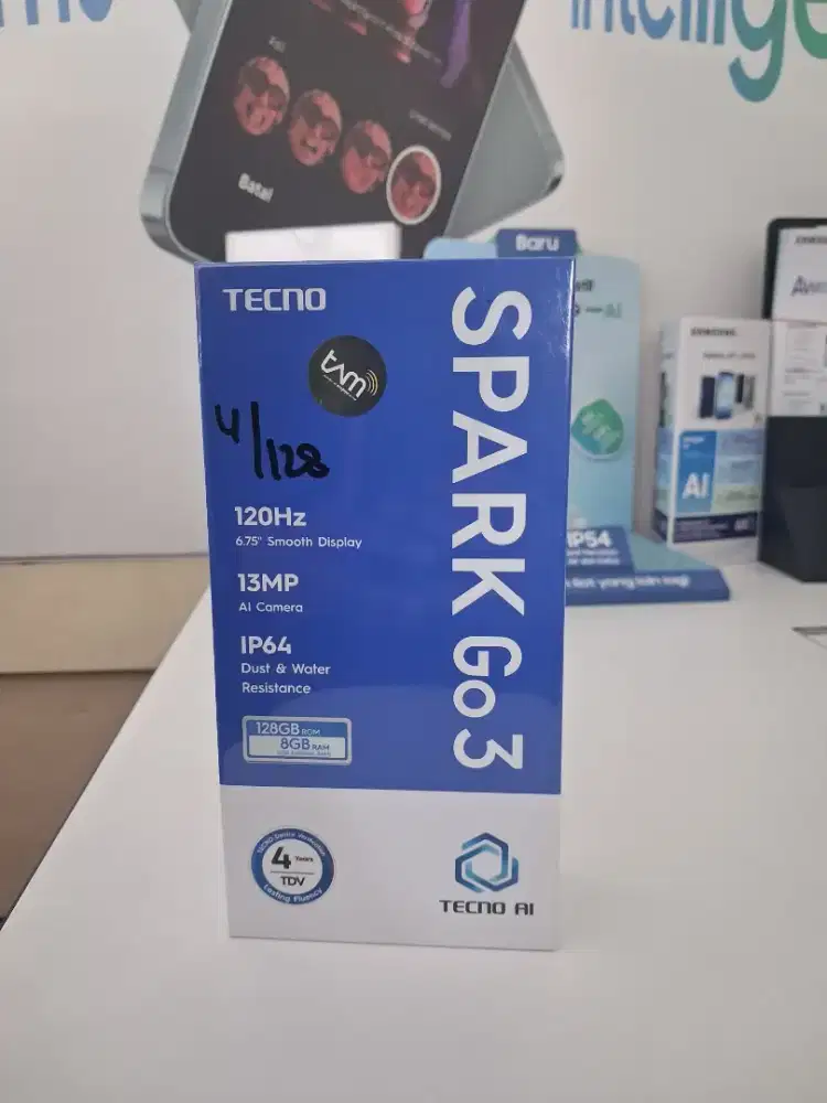 Tecno Spark Go 3 4/128GB New