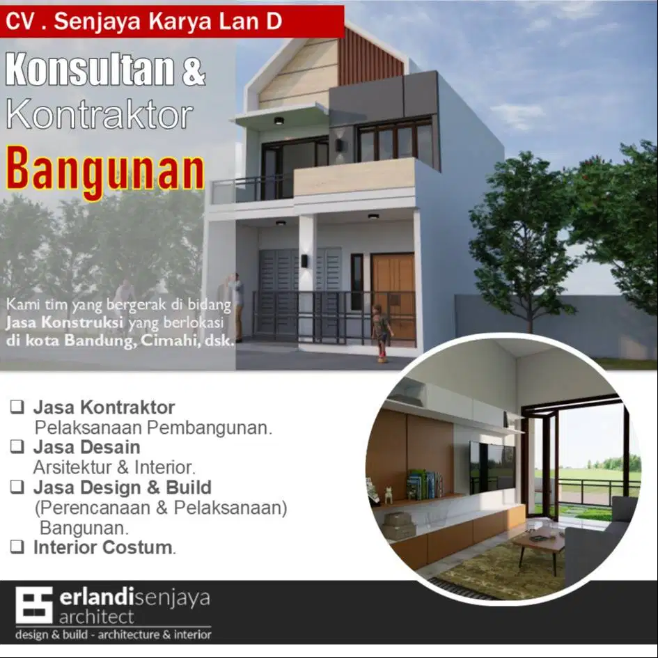 Jasa Kontraktor/ Arsitek & Interior/ Renovasi/ Tukang/ Kit