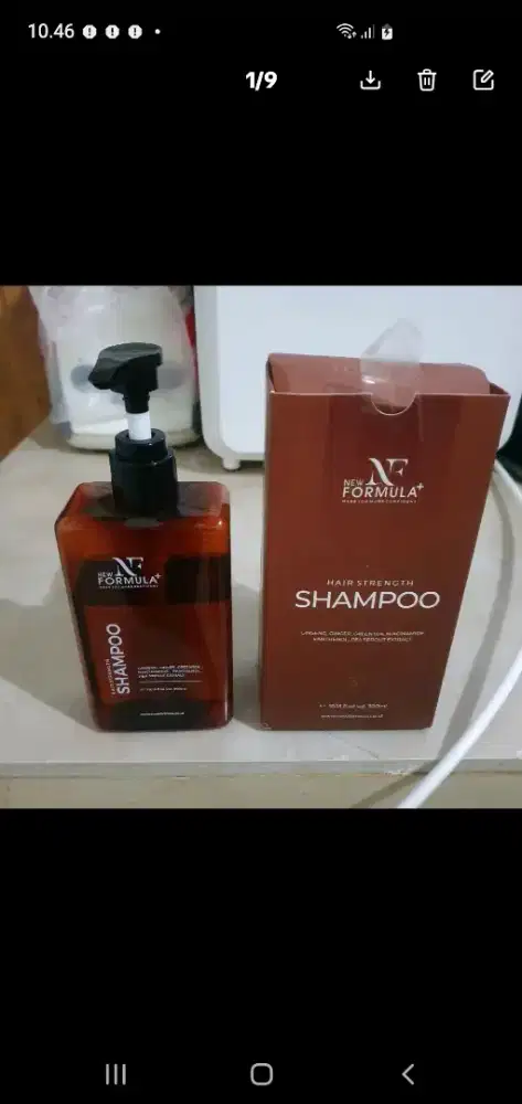 Shampo New formula Hair Strength Seken Bekas Pakai isi Masih Banyak