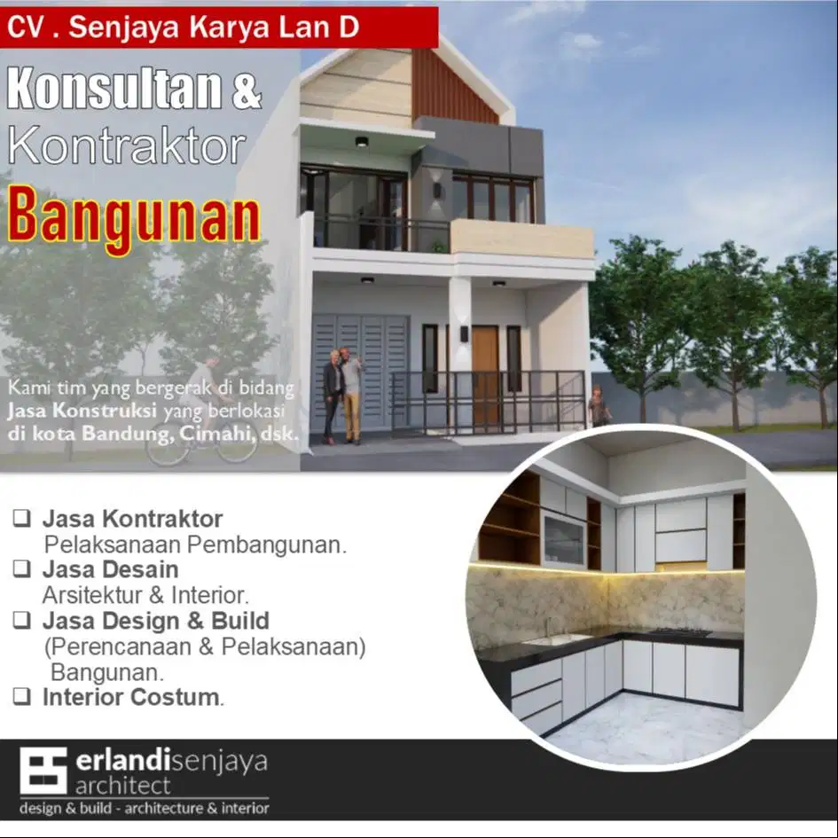 Jasa Kontraktor/ Arsitek & Interior/ Renovasi/ Tukang/ Kit