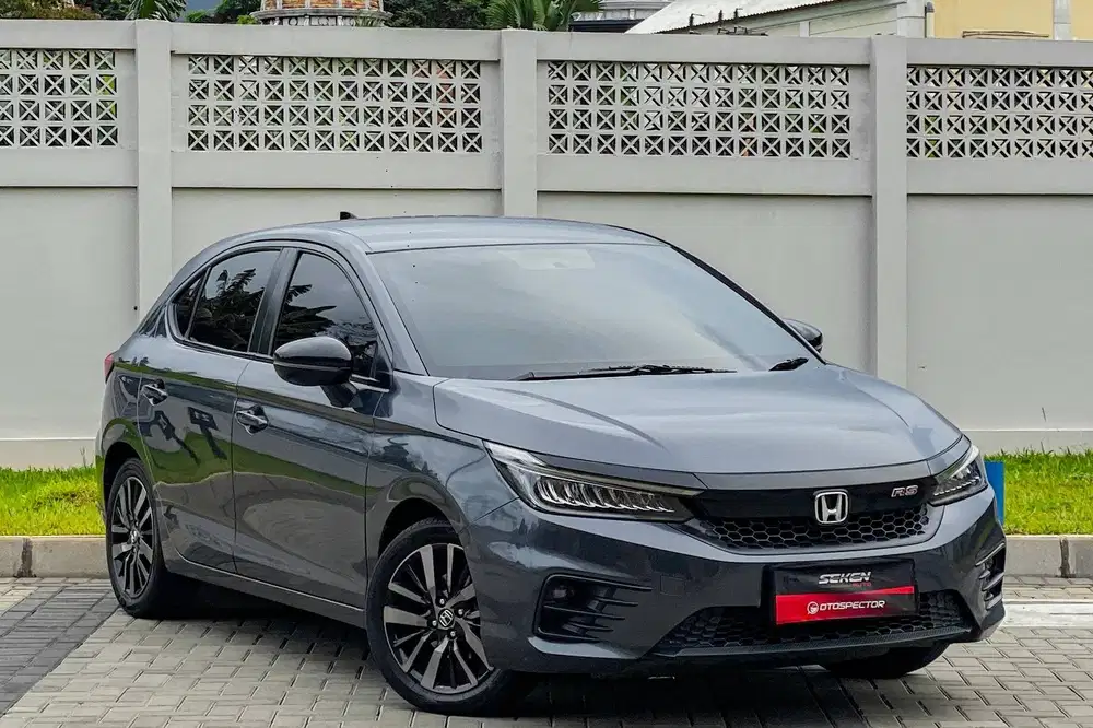 Honda City Hatchback 1.5 RS CVT 2021 Abu Abu Metalik. FULL RECORD!!!