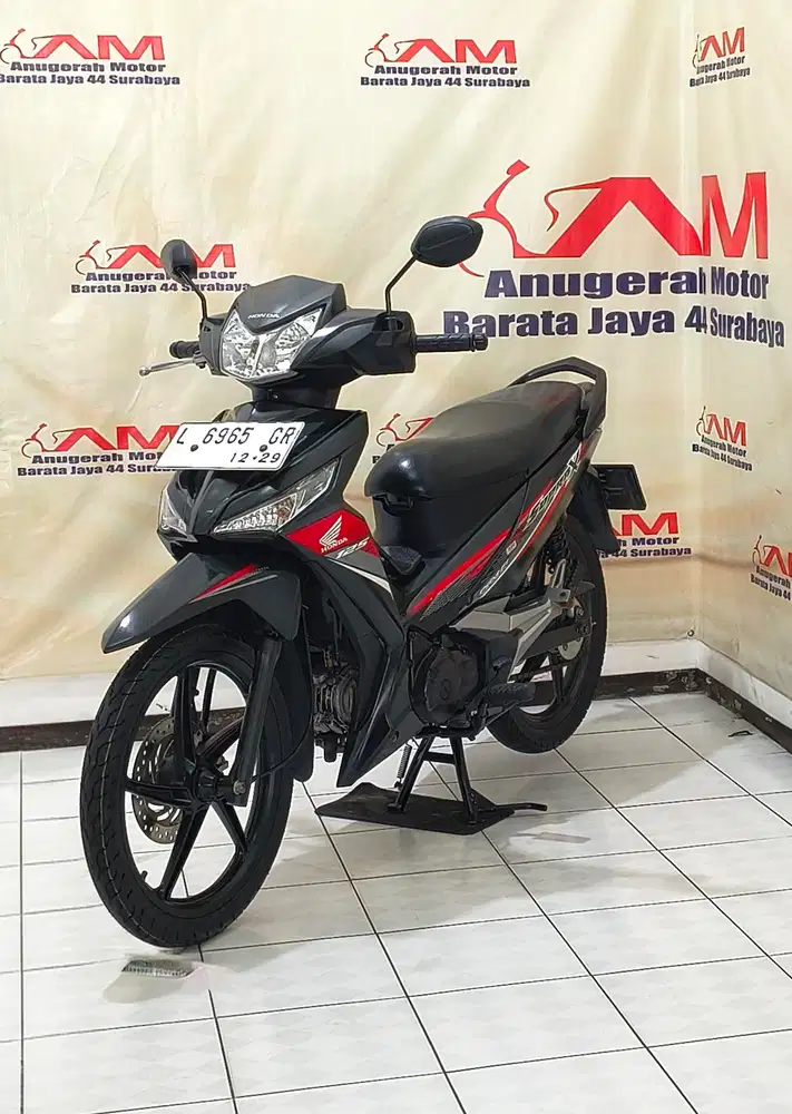 Ready Honda supra x 125 fi Tahun 2019 warna Hitam